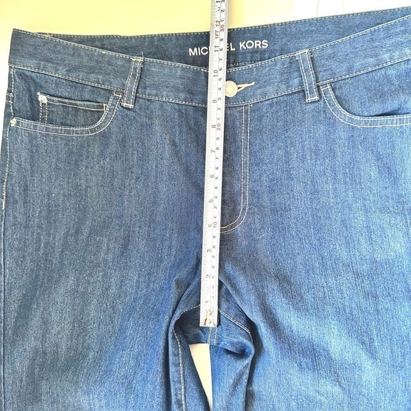 Michael Kors jeans pants Classic flare blue size 12 - Picture 7 of 9